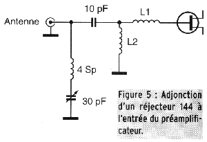Rjecteur 144 sur prampli DL4EBJ