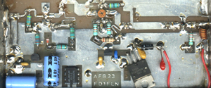 Extraction de l'alim sur prampli F5FLN