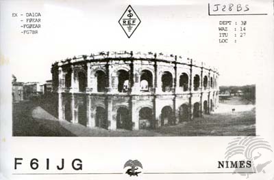 Carte QSL F6IJG, galerie F5AD