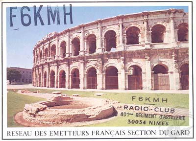 Carte QSL F6KMH, galerie F5AD
