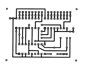 Circuit imprim vu par transparence