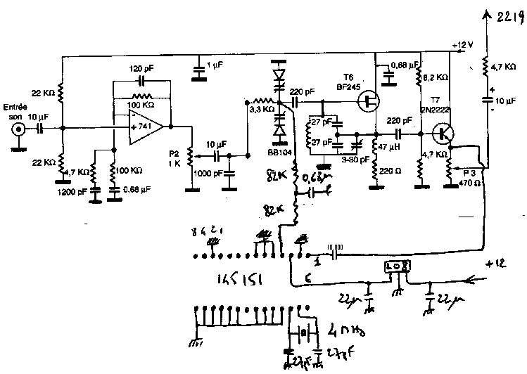 Boucle de phase sur 6,5 MHz